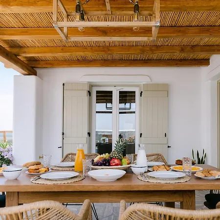 빌라 Velonis With Private Pool And Sea View Agia Anna (Naxos)