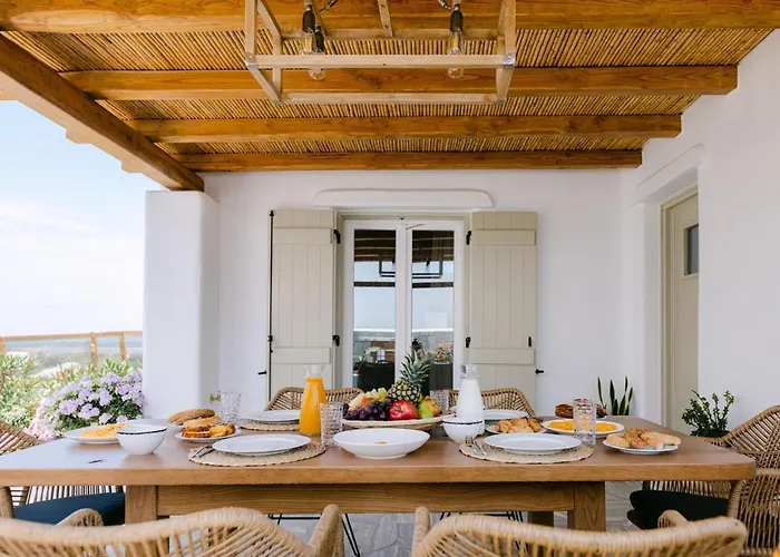 Villa Velonis With Private Pool And Sea View Agia Anna (Naxos)